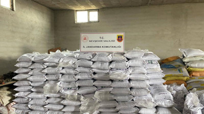 Nevşehir'de 23 ton sahte gübre ele geçirildi