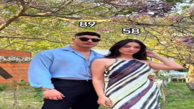 Birlikte kilo alan sevgililerin son hali sosyal medyada gündem oldu