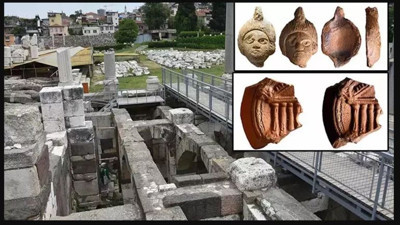 Antik kentte bulundu. 5'inci obje Ra'nın gözü figürü. Tanrıyı ifade ediyor