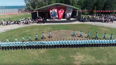 Cumhurbaşkanlığı Muhafız Alayı'ndan Samsun'da gösteri yürüyüşü