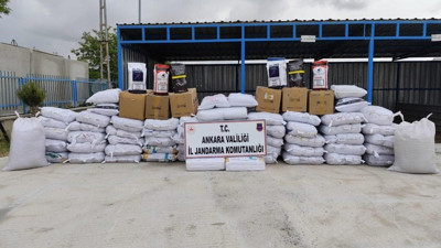 Ankara’da milyonlarca liralık tütün yakalandı