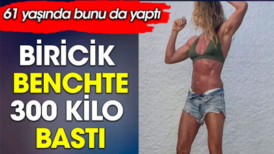 Biricik Suden benchte 300 kilo bastı