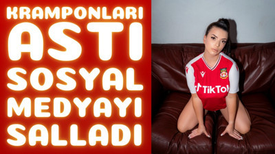 Kramponları astı sosyal medyayı salladı