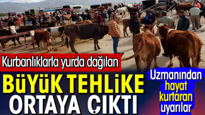 Kurbanlıklarla yurda dağılan büyük tehlike ortaya çıktı. Uzmanından hayat kurtaran uyarılar