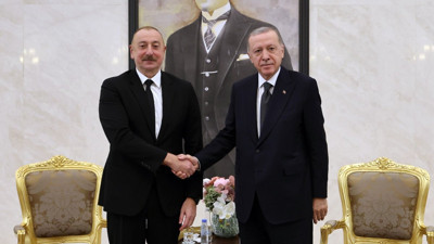 Cumhurbaşkanı Erdoğan Azerbaycan Cumhurbaşkanı Aliyev ile görüştü (10 Haziran 2024)