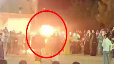 Havai fişek 9 kişiyi yaraladı