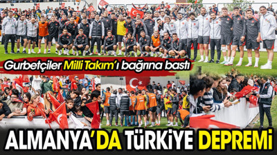 Almanya'da Türkiye depremi