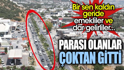 Parası olanlar çoktan gitti. Bir sen kaldın geride emekliler ve dar gelirliler