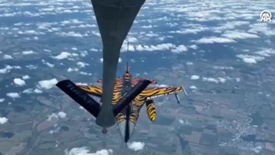 Türk F-16'sı boyama tasarımında 3. oldu