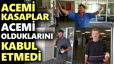 Acemi kasaplar acemi olduklarını kabul etmedi