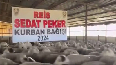 Sedat Peker adına kurban bağışı yapıldı