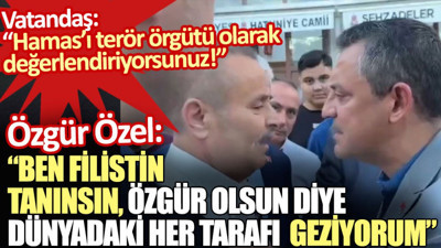 Özgür Özel: Ben Filistin tanınsın, özgür olsun diye dünyadaki her tarafı geziyorum