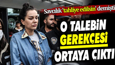 Dilan Polat için Savcılık 'tahliye edilsin' demişti. O talebin gerekçesi ortaya çıktı