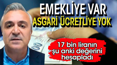 Özgür Erdursun: Emekliye var asgari ücretliye yok