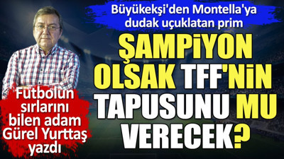 Mehmet Büyükekşi'nin Montella'ya TFF'nin kasasından verdiği primi açıkladı. Dudak uçuklattı