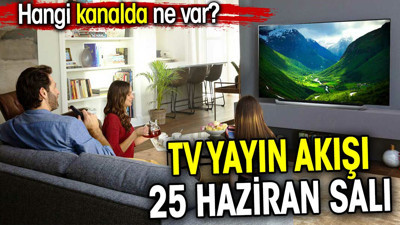 TV Yayın akışı 25 Haziran Salı. Hangi kanalda ne var?