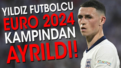 Yıldız futbolcu Euro 2024 kampından ayrıldı