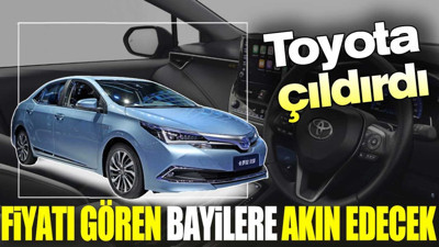 Toyota çıldırdı. Fiyatı gören bayilere akın edecek