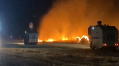 İtfaiyeye TOMA'lardan destek