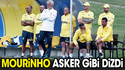Jose Mourinho asker gibi dizdi