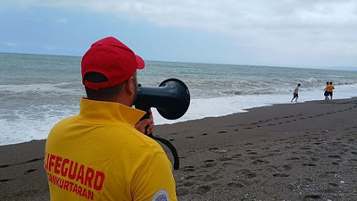 O ilde denize girmek 1 gün yasaklandı