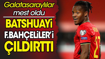 Batshuayi Fenerbahçeliler'i çıldırttı. Galatasaraylılar mest oldu