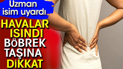 Havalar ısındı böbrek taşına dikkat! Uzman isim uyardı