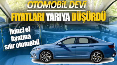 Otomobil devi fiyatları yarıya indirdi. İkinci el fiyatına sıfır araba fırsatı