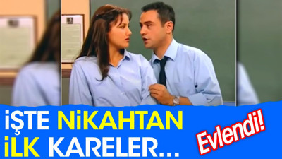 Evlendi! İşte nikahtan ilk kareler...