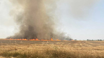 Adıyaman’daki anız yangını söndürüldü