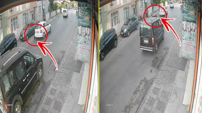 Ümraniye'de 'dur' ihtarına uymadı polise çarparak metrelerce sürükledi