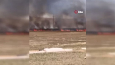 Nevşehir’de tarım arazisi kül oldu