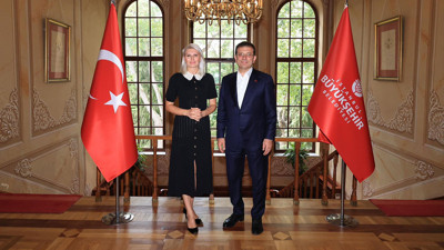 İmamoğlu ile Melek Mızrak Subaşı görüştü