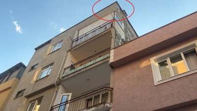 Anten tamir ederken 5 katlı binanın çatısından beton zemine çakıldı