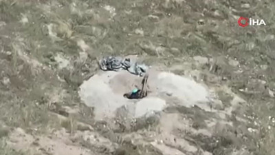 Define avcısı Jandarmanın dronuna yakalandı