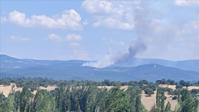 Kütahya'da orman yangını (18 Temmuz 2024)