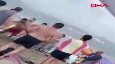 Plajda taciz iddiasına meydan dayağı