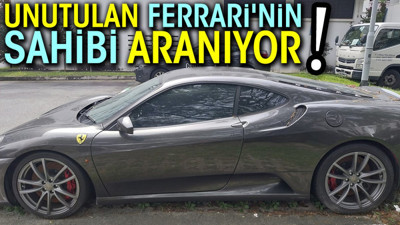 Park yerinde unutulan Ferrari'nin sahibi aranıyor