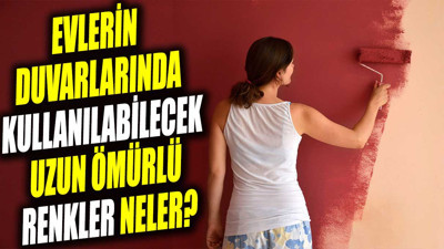 Evlerin duvarlarında kullanılabilecek uzun ömürlü renkler neler?