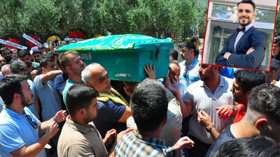 Gabar Dağı'nda ölen mühendise son veda! Petrol sahasında sondaj kulesi devrilmişti