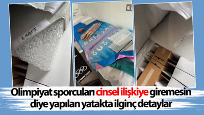 Olimpiyat sporcuları cinsel ilişkiye giremesin diye yapılan yatakta ilginç detaylar