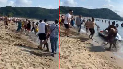 Bartın'da plaj tacizcisine meydan dayağı