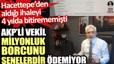 AKP Diyarbakır Milletvekili Galip Ensarioğlu milyonluk borcunu senelerdir ödemiyor