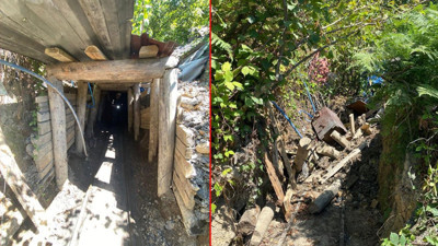 Zonguldak'da kaçak kömür ocakları imha edildi