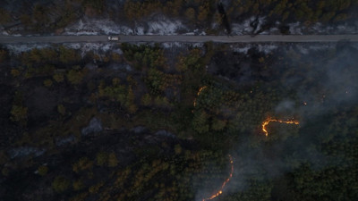 İzmir Valisi yangınlardaki son durumu açıkladı. 440 konutluk site boşaltıldı