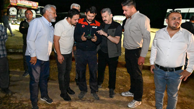 Vali Ergün yangın bölgesinde incelemelerde bulundu (19 Ağustos 2024)