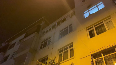 Evin tabanı bir anda çöktü! 4. kattaki genç kız alt kata düştü