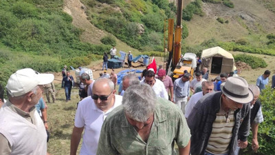Ordu'da halktan madene tepki: Sondaj çalışmaları geçici olarak durduruldu