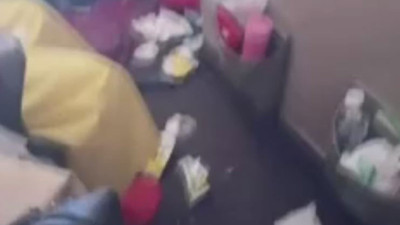 THY uçağındaki görüntüler ortaya çıktı. 6 kişi yaralanmıştı