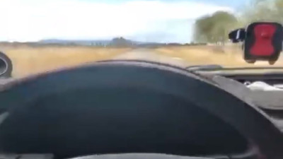 Çocuk kazasını videoya aldı